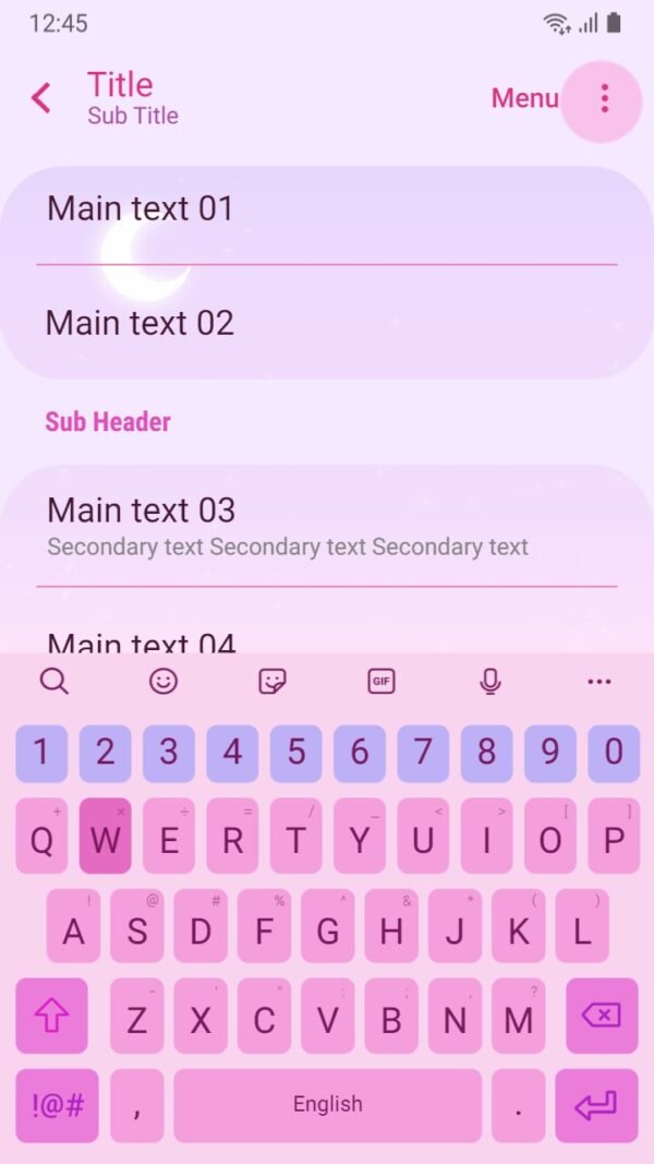 Samsung Themes: ❤️Mun❤️ City Neon ~❤️ Premium Theme magical purple city at night - Image 6