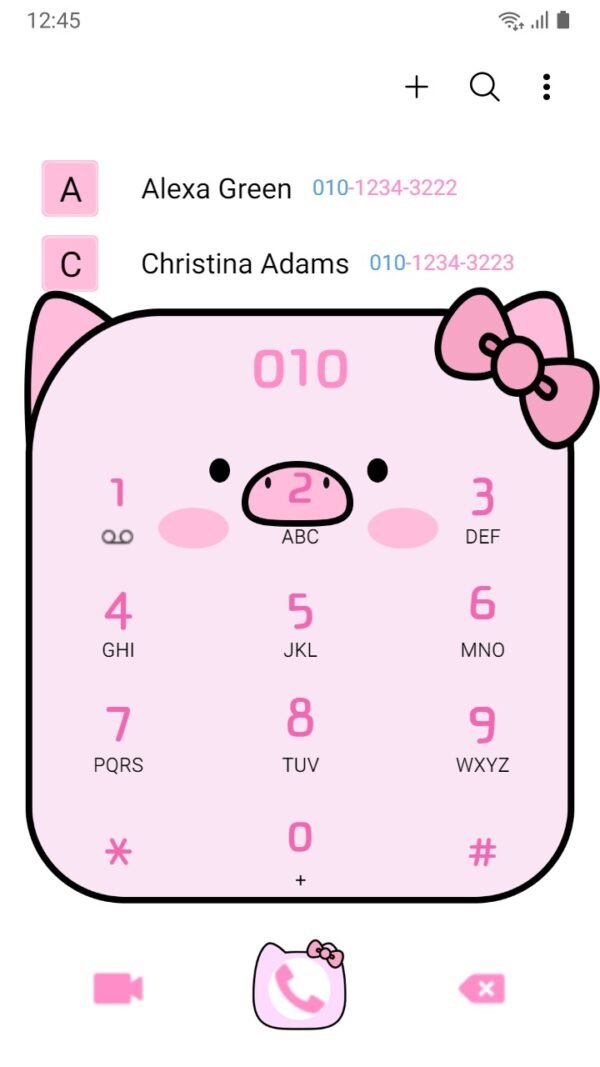 Samsung Themes: ❤️Mun❤️ Hello Piggy ~❤️ Premium Theme a pinky pig on your screen - Image 3