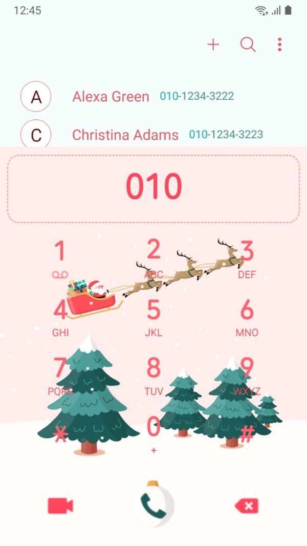 Samsung Themes: ❤️Mun❤️ Christmas Ball Video ~❤️ Premium Video Theme the sock-shaped house inside the Christmas ball - Image 3