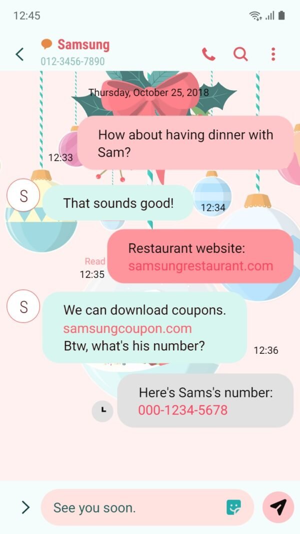 Samsung Themes: ❤️Mun❤️ Christmas Ball Video ~❤️ Premium Video Theme the sock-shaped house inside the Christmas ball - Image 4