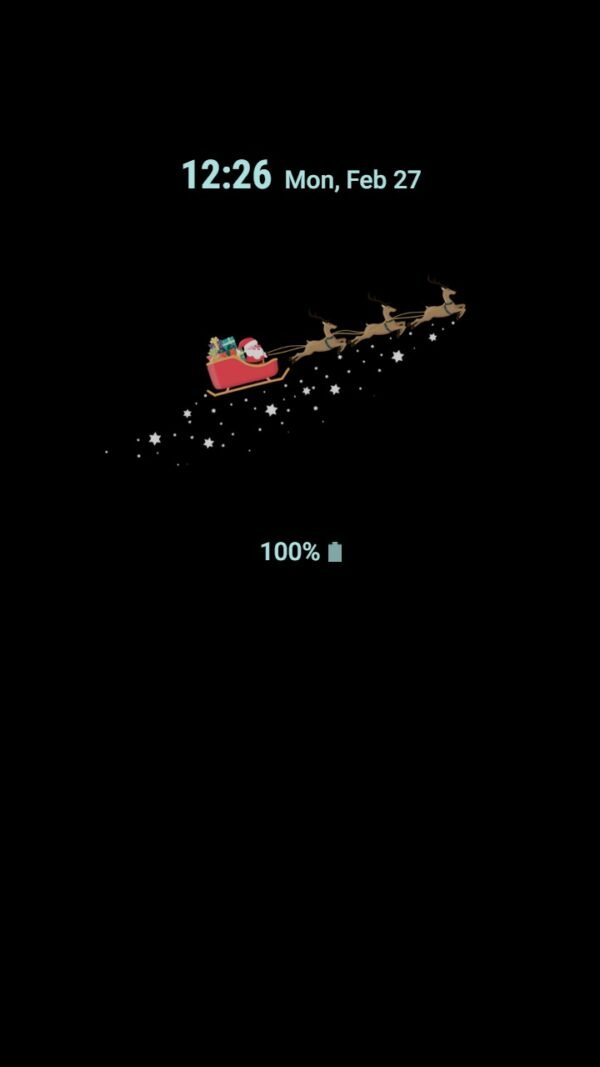 Samsung Themes: ❤️Mun❤️ Christmas Ball Video ~❤️ Premium Video Theme the sock-shaped house inside the Christmas ball - Image 7