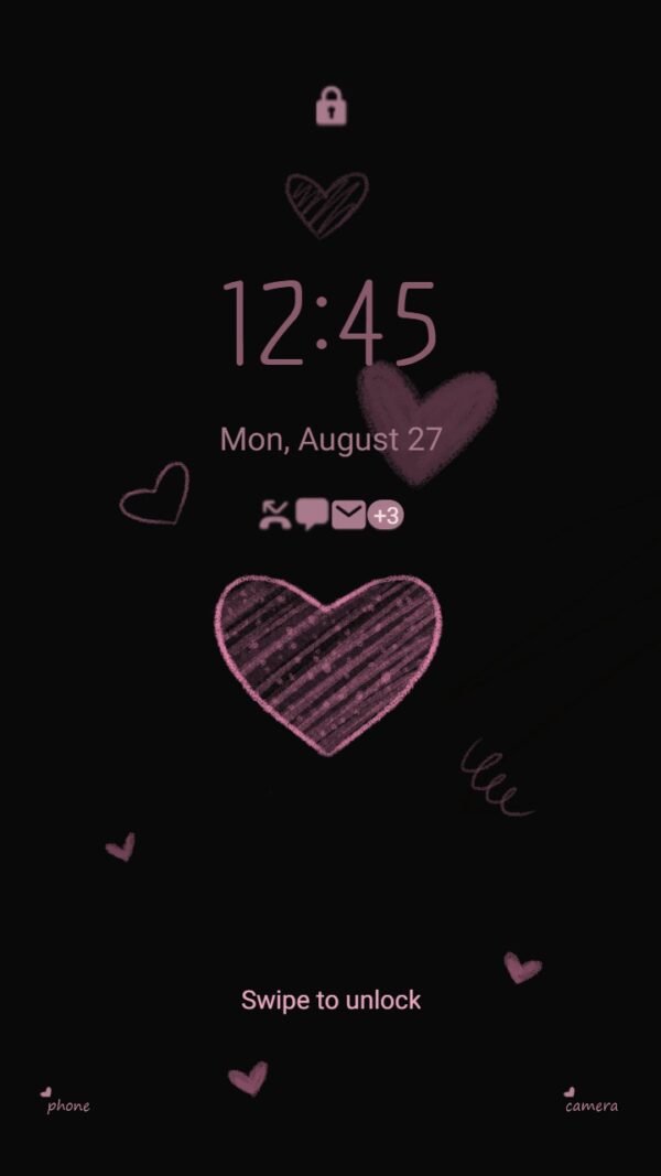 Samsung Themes: ❤️Mun❤️ Black Pink Love ~❤️ Premium Theme black pink theme full of mystery and romance - Image 2