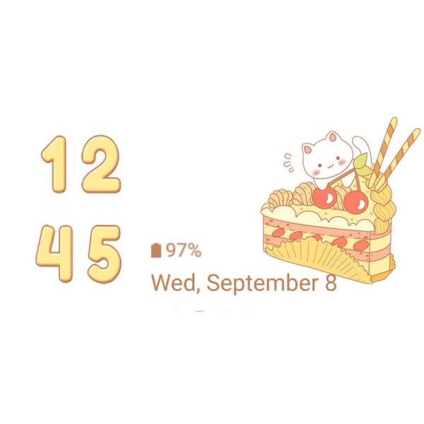 Samsung Themes: [Sim] Cat and Cake ~ Premium Theme with lovely cat and sweety cake - Image 8