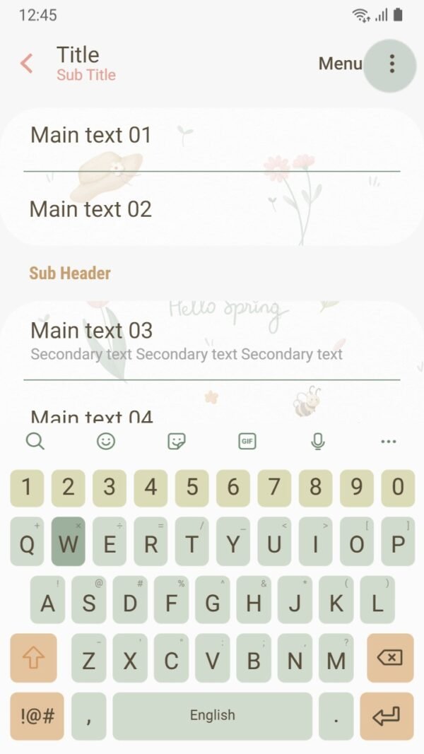 Samsung Themes: ❤️Mun❤️ Gentle Spring ~❤️ Premium Theme gentle items for spring - Image 6