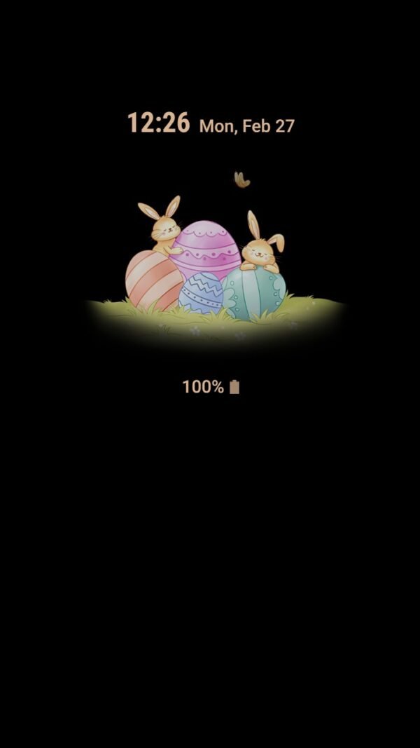 Samsung Themes: ❤️Mun❤️ Bunny and Easter eggs ~❤️ Premium Theme bunnies and colorful Easter eggs - Image 7