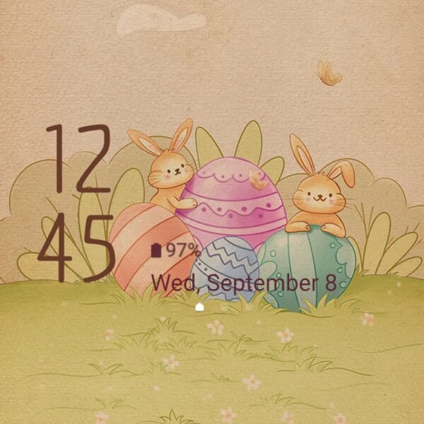 Samsung Themes: ❤️Mun❤️ Bunny and Easter eggs ~❤️ Premium Theme bunnies and colorful Easter eggs - Image 8