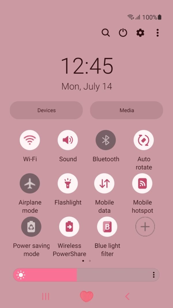 Samsung Themes: ❤️Mun❤️ Heart Emoji ~❤️ Premium Theme about simple love by heartstrings harmony - Image 5