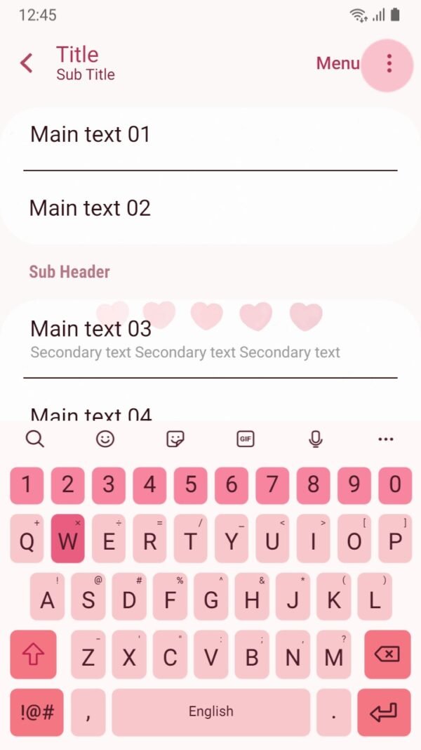 Samsung Themes: ❤️Mun❤️ Heart Emoji ~❤️ Premium Theme about simple love by heartstrings harmony - Image 6