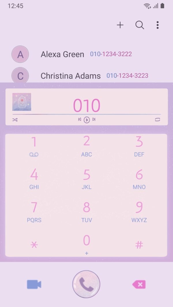 Samsung Themes: ❤️Mun❤️ Purple Universe ~❤️ Premium Theme miniature pastel universe in song - Image 3