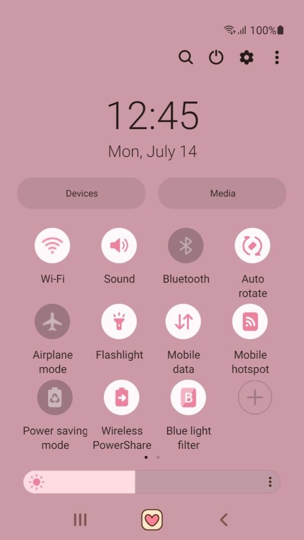 Samsung Themes: ❤️Mun❤️ Pink Screen ~❤️ Premium Theme lovely pink new technology style - Image 5