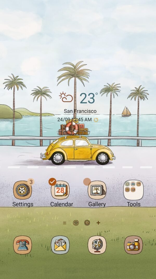 Samsung Themes: ❤️Mun❤️ Summer Trip ~❤️ Premium Theme summer trip