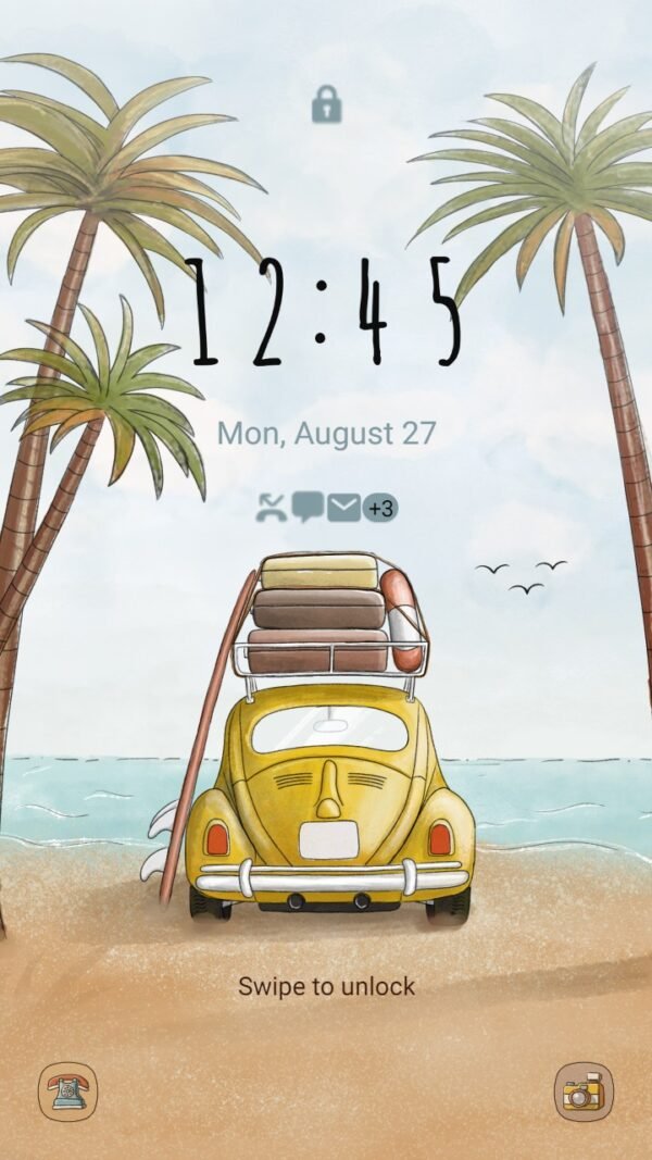 Samsung Themes: ❤️Mun❤️ Summer Trip ~❤️ Premium Theme summer trip - Image 2