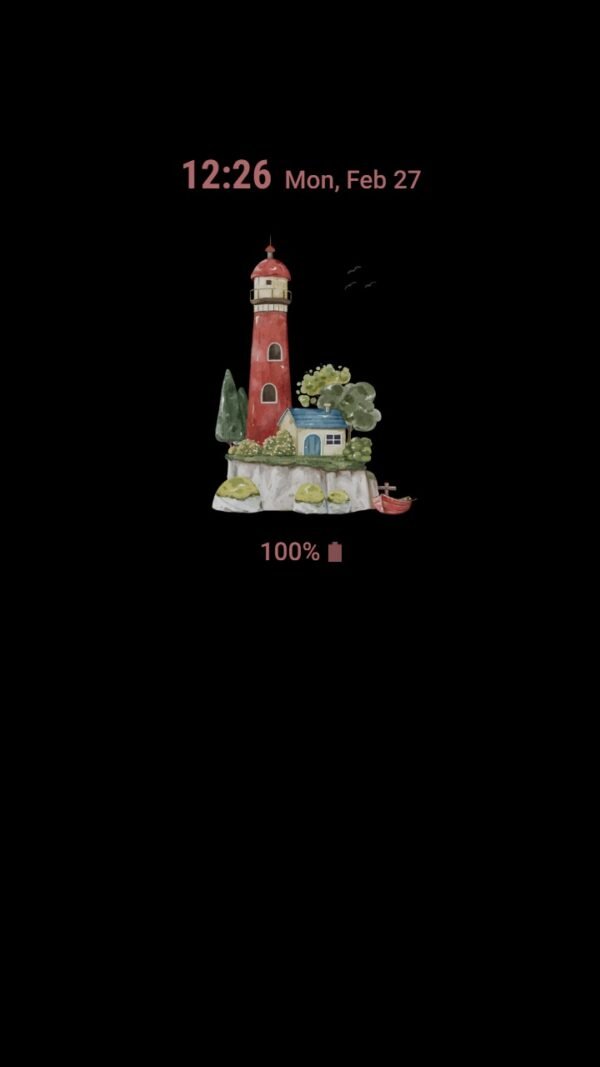 Samsung Themes: ❤️Mun❤️ Peaceful Lighthouse ~❤️ Premium Theme lighthouse on a small peaceful island - Image 7