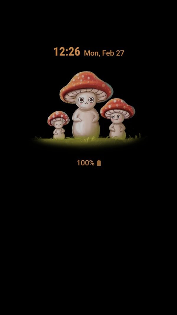 Samsung Themes: ❤️Mun❤️ Mushroom Family ~❤️ Premium Theme beautiful wonderland - Image 7