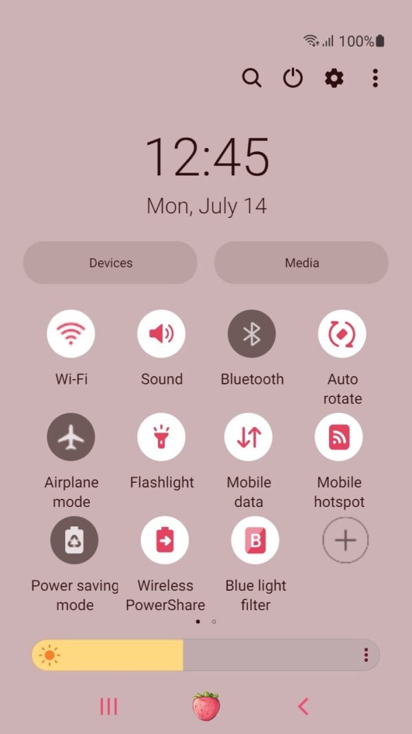 Samsung Themes: ❤️Mun❤️ Sumer Refreshing ~❤️ Premium Theme a glass of cool, delicious tropical fruit juice - Image 5
