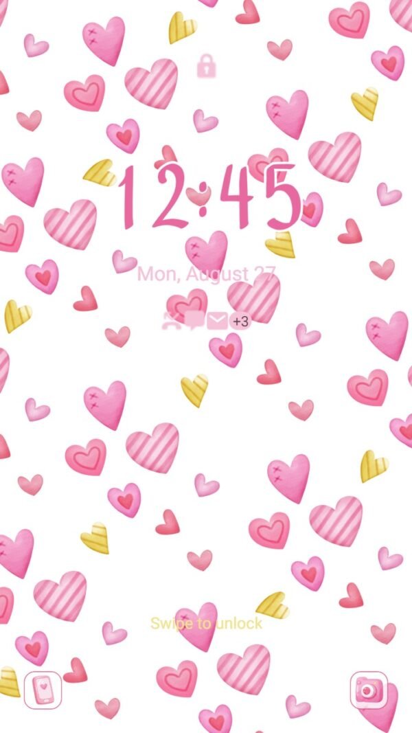 Samsung Themes: ❤️Mun❤️ Heartfelt Patterns ~❤️ Premium Theme a collection of lovely heart designs - Image 2