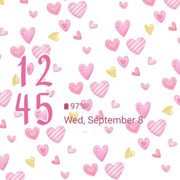 Samsung Themes: ❤️Mun❤️ Heartfelt Patterns ~❤️ Premium Theme a collection of lovely heart designs - Image 8