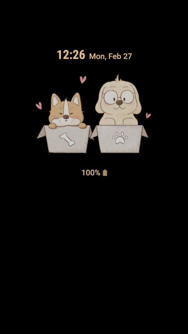 Samsung Themes: ❤️Mun❤️ Puppy Pupil ~❤️ Premium Theme about two adorable dogs studying - Image 7