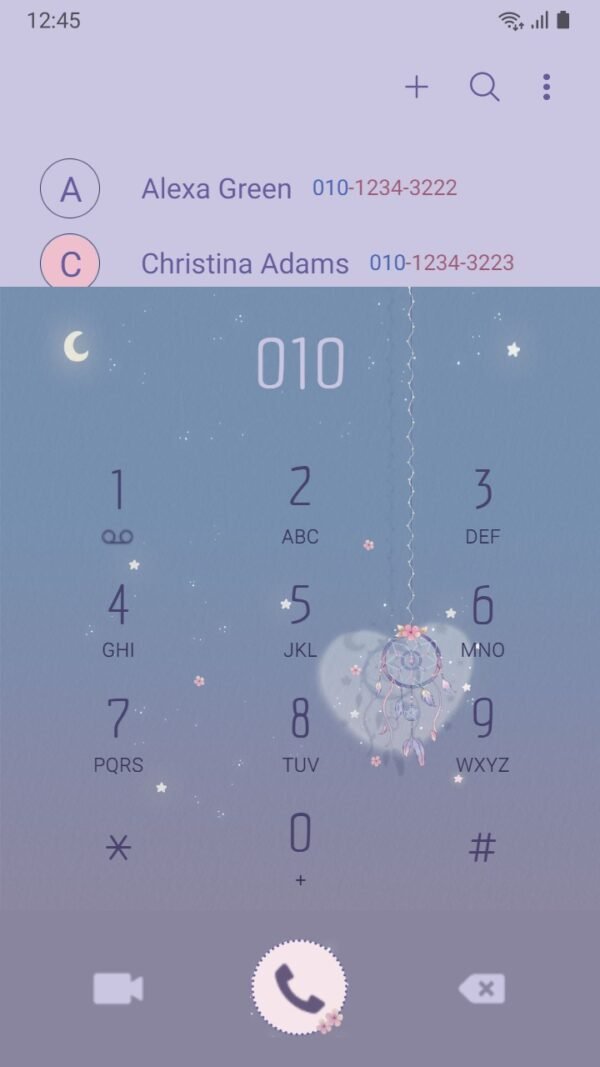 Samsung Themes: ❤️Mun❤️ Purple Dreamcatcher Dreams Animated ~❤️ Premium Animated Theme the mystical allure of purple Dreamcatcher - Image 3