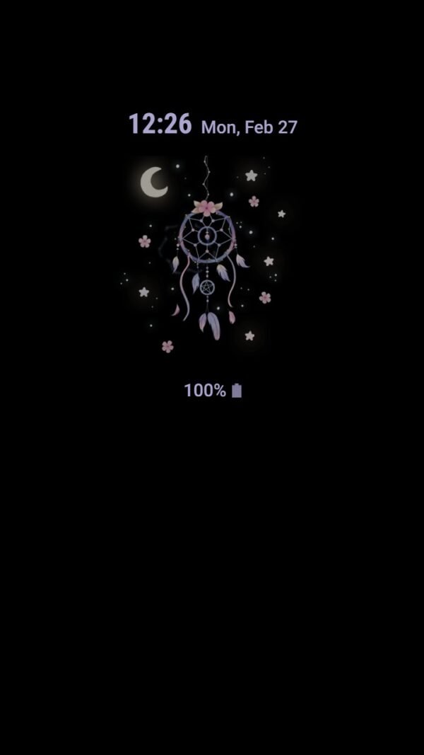 Samsung Themes: ❤️Mun❤️ Purple Dreamcatcher Dreams Animated ~❤️ Premium Animated Theme the mystical allure of purple Dreamcatcher - Image 7