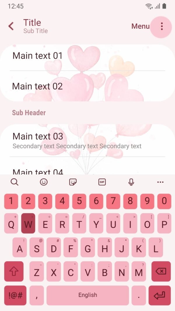 Samsung Themes: ❤️Mun❤️ Heart Balloon Animated ~❤️ Premium Animated Theme sweet pink balloons with a tiny house - Image 6