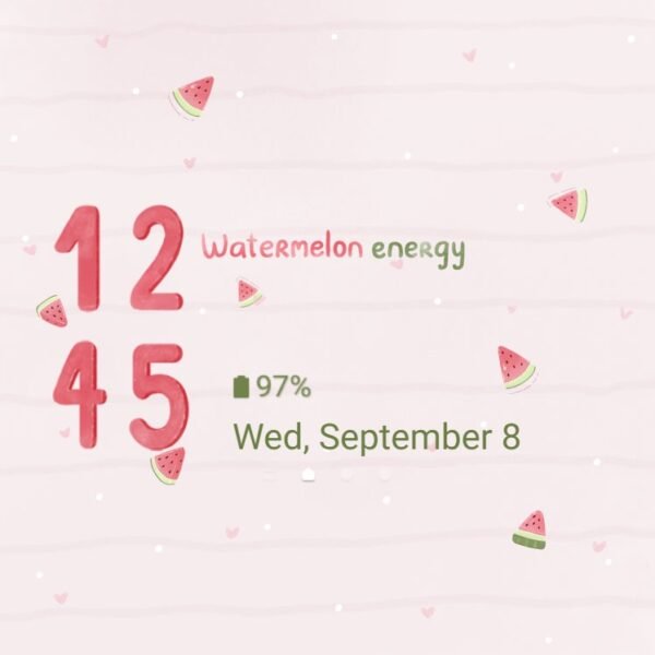 Samsung Themes: ❤️Mun❤️ Watermelon Energy ~❤️ Premium Theme watermelon pieces are full of abundant energy - Image 8