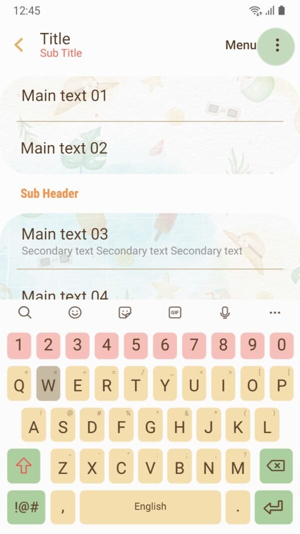 Samsung Themes: ❤️Mun❤️ Summer Item ~❤️ Premium Theme fresh items for summer - Image 6
