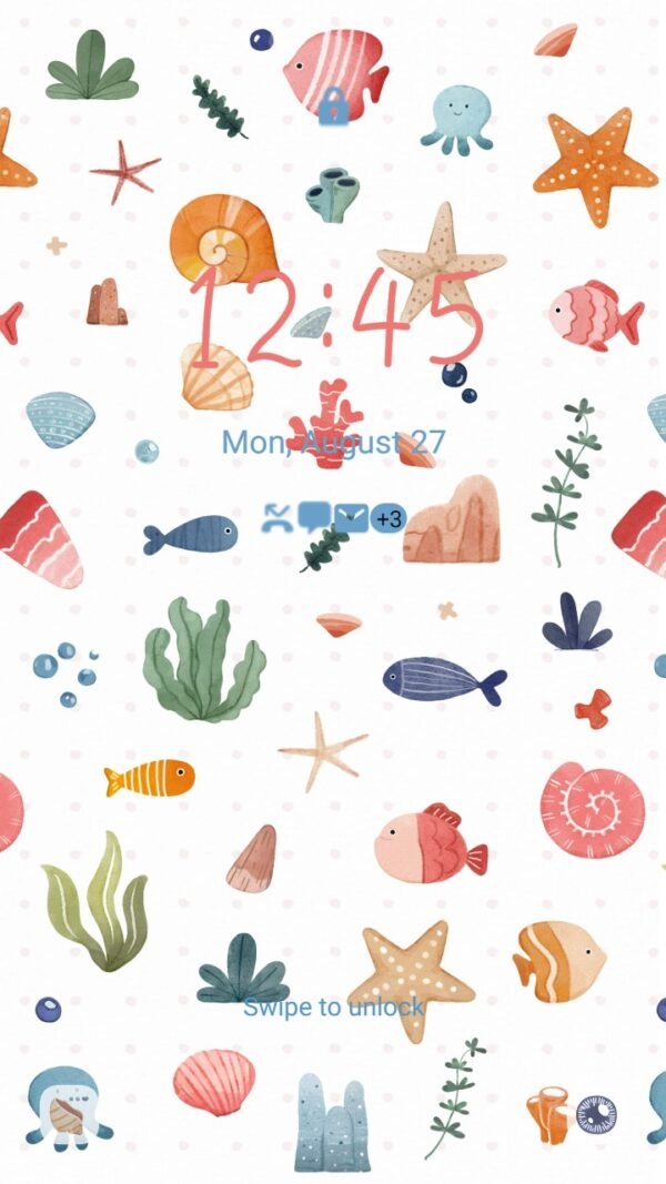 Samsung Themes: ❤️Mun❤️ Underwater Wonderland ~❤️ Premium Theme Let's explore different types of marine life together - Image 2