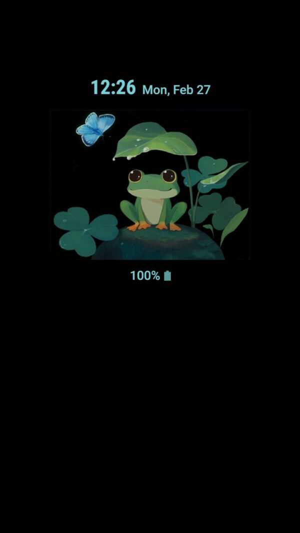 Samsung Themes: ❤️Mun❤️ Rainforest Serenity ~❤️ Premium Theme a lovely frog enjoying the rain in the middle of a tropical forest - Image 7