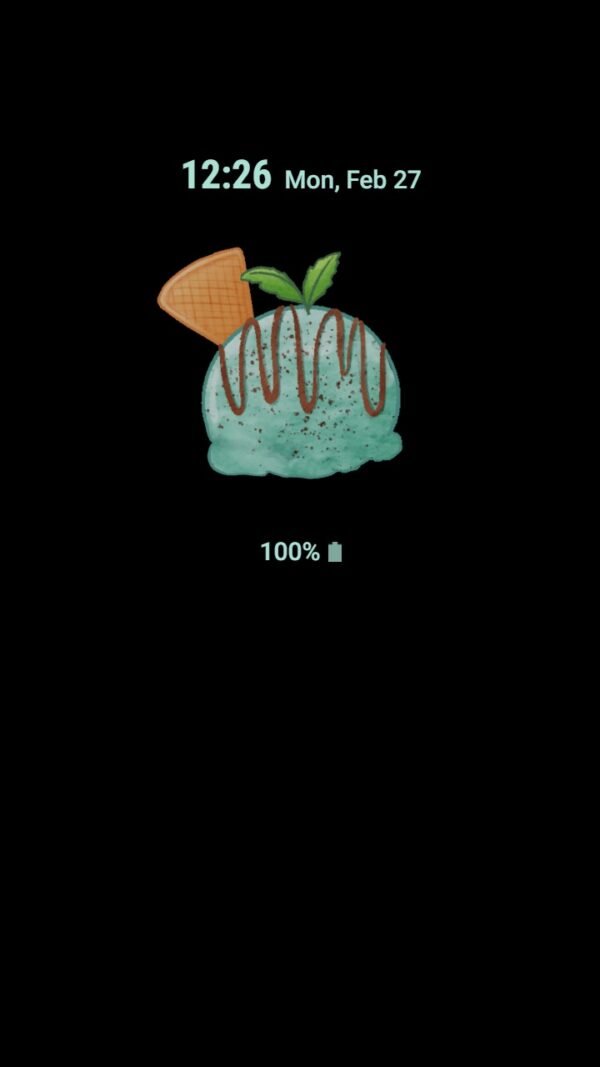 Samsung Themes: ❤️Mun❤️ Mint Chocolate ice cream ~❤️ Premium Theme cool chocolate mint ice cream for the summer - Image 7