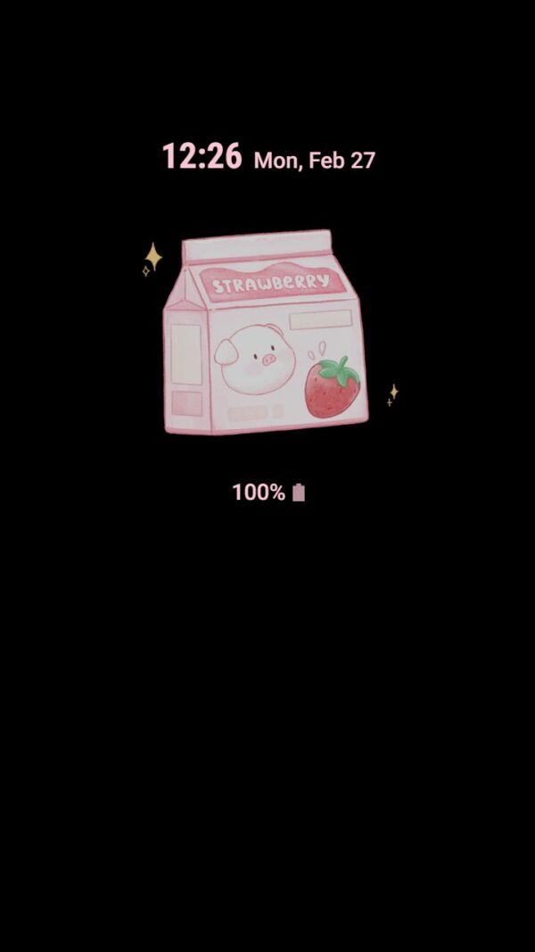 Samsung Themes: ❤️Mun❤️ Sweet Strawberry Milk ~❤️ Premium Theme to the luscious flavor of strawberry goodness - Image 7