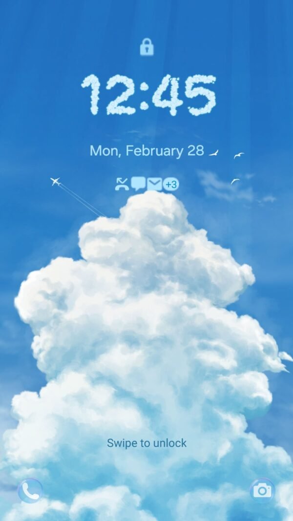 Samsung Themes: [Sim] Aesthetic Cloud ~ Premium Theme the tranquil beauty of soft, dreamy clouds - Image 2