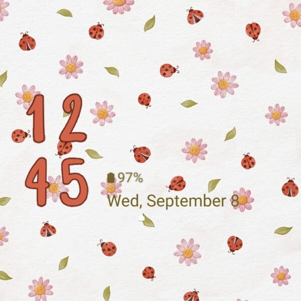 Samsung Themes: ❤️Mun❤️ Ladybug Love ~❤️ Premium Theme a bout the gentle love of ladybugs with beautiful flowers - Image 8