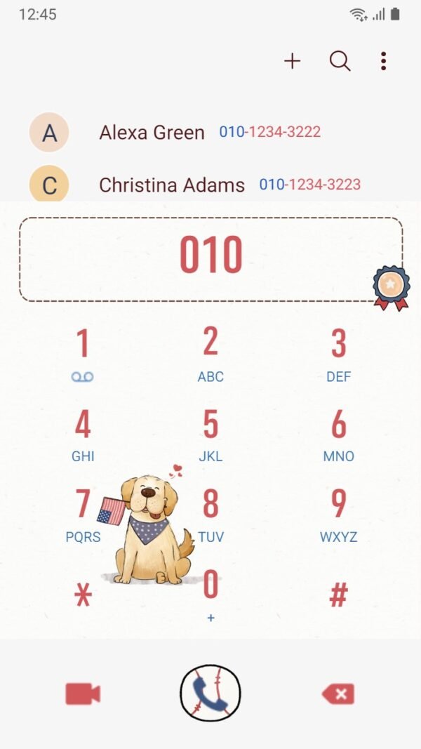 Samsung Themes: ❤️Mun❤️ Golden Dogs ~❤️ Premium Theme about an adorable dog with a love for America - Image 3