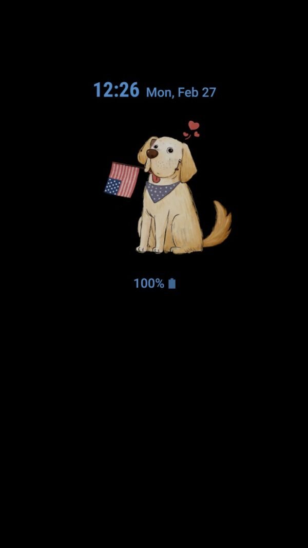 Samsung Themes: ❤️Mun❤️ Golden Dogs ~❤️ Premium Theme about an adorable dog with a love for America - Image 7