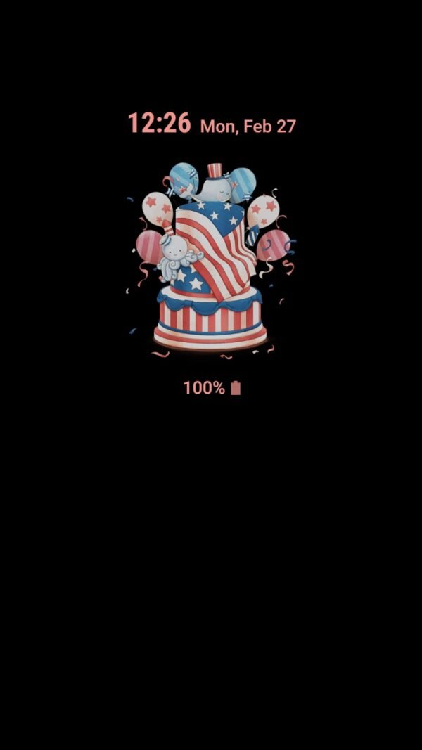 Samsung Themes: [Sim] Memorial Day Dessert ~ Premium Theme celebrates 4th of July with big birthday cake - Image 7