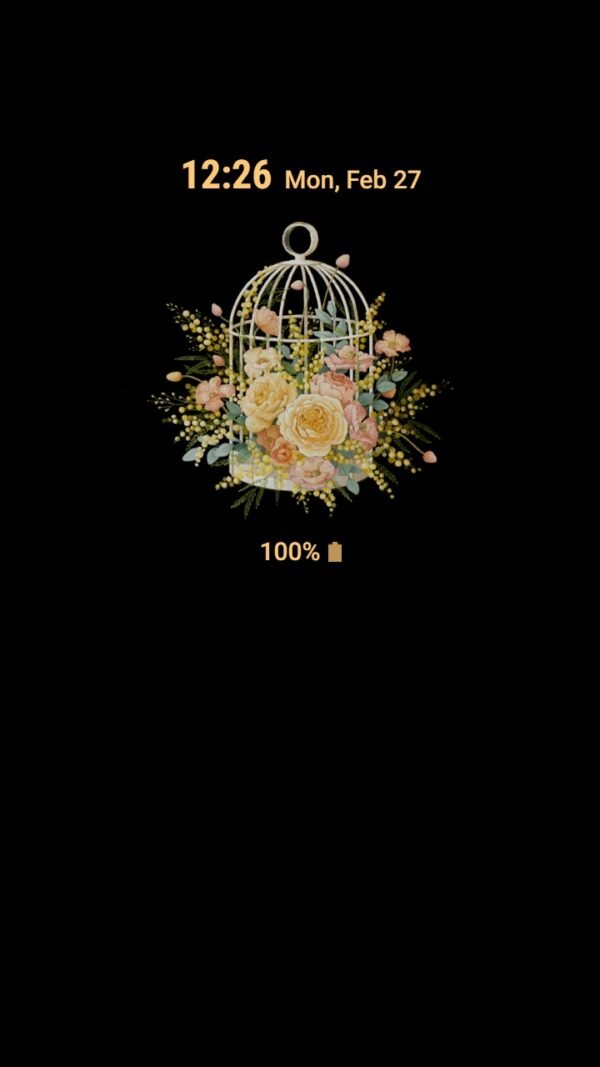 Samsung Themes: ❤️Mun❤️ Floral Bird Cage ~❤️ Premium Theme about the captivating beauty of the flowers in the cage - Image 7