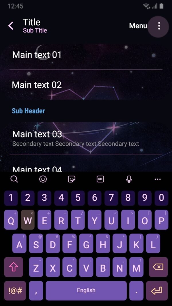 Samsung Themes: ❤️Mun❤️ Heart Constellation ~❤️ Premium Theme sparkling constellations above the Milky Way - Image 6