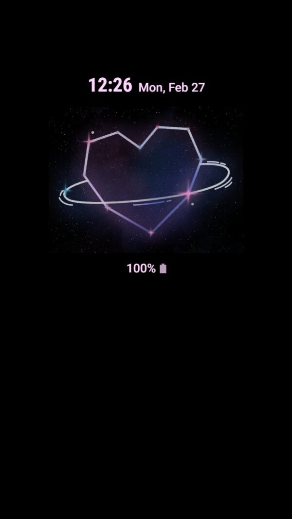 Samsung Themes: ❤️Mun❤️ Heart Constellation ~❤️ Premium Theme sparkling constellations above the Milky Way - Image 7