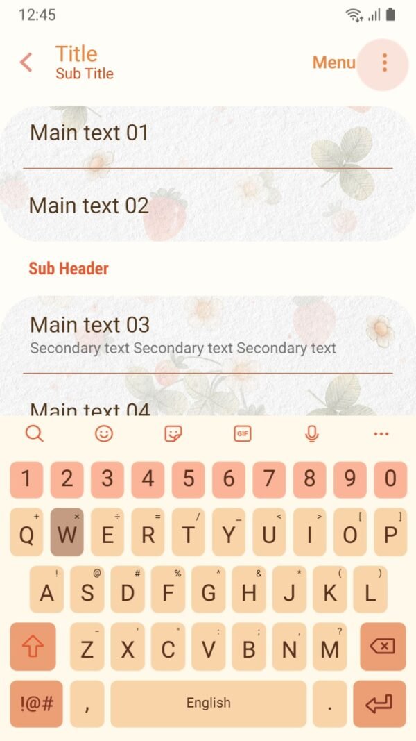 Samsung Themes: ❤️Mun❤️ Happy Strawberries ~❤️ Premium Theme about delicious, juicy strawberries - Image 6