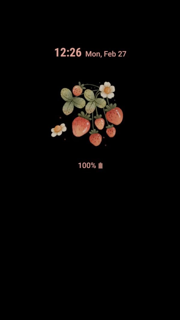 Samsung Themes: ❤️Mun❤️ Happy Strawberries ~❤️ Premium Theme about delicious, juicy strawberries - Image 7