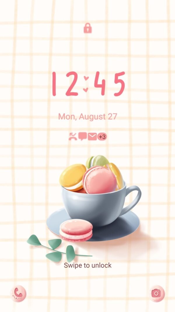 Samsung Themes: ❤️Mun❤️ Colourful Macarons ~❤️ Premium Theme delicious pastel macarons - Image 2