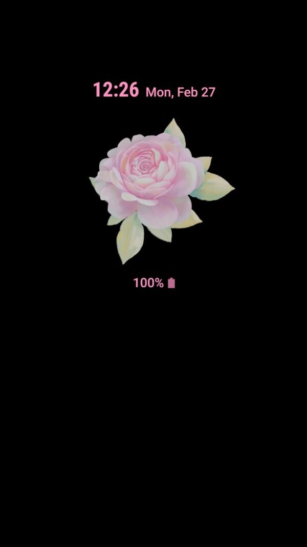 Samsung Themes: ❤️Mun❤️ Rose Hologram ~❤️ Premium Theme about pink pastel rose - Image 7