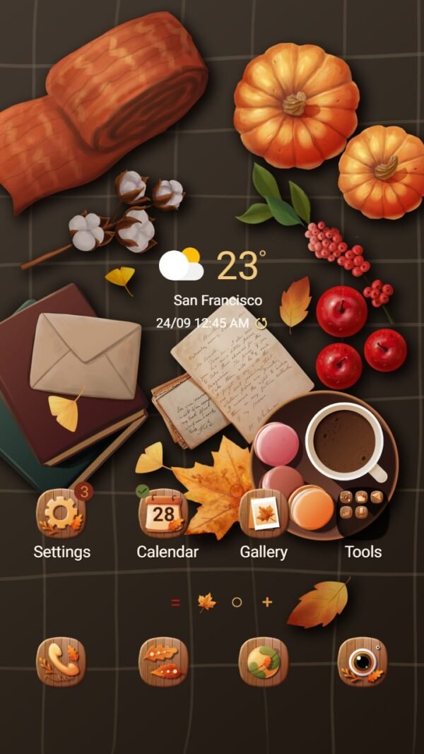 Samsung Themes: ❤️Mun❤️ Goodbye Summer, Hello Autumn ~❤️ Premium Theme for autumn