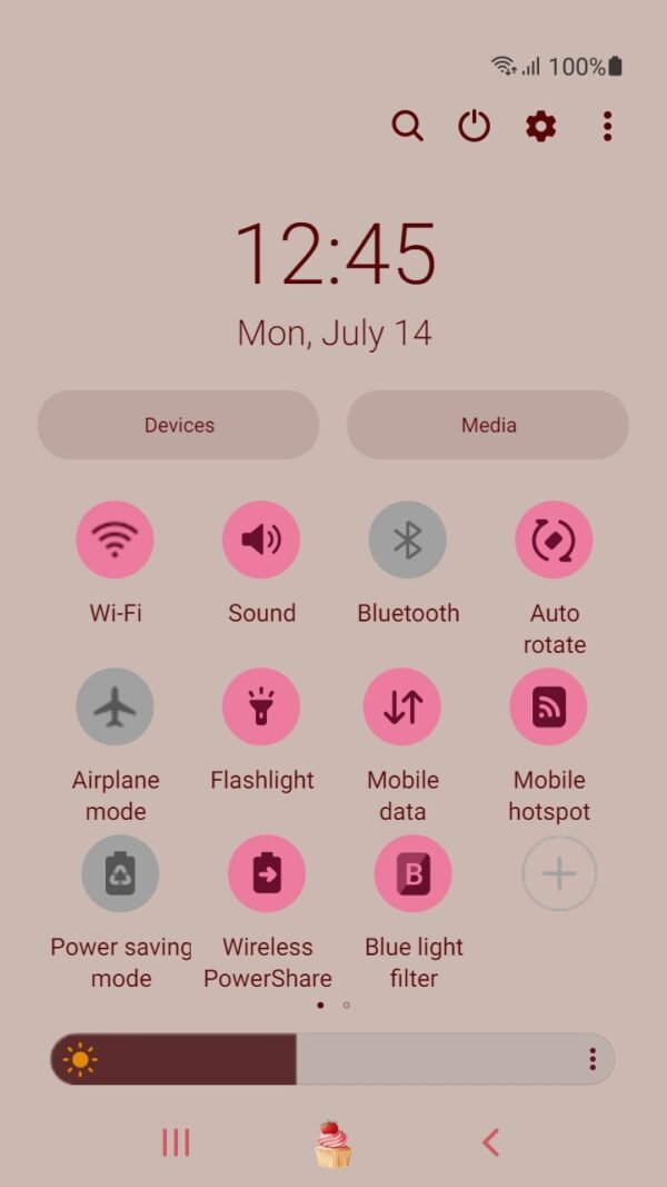 Samsung Themes: ❤️Mun❤️ Sweet Cakes ~❤️ Premium Theme with pink cream cakes - Image 5