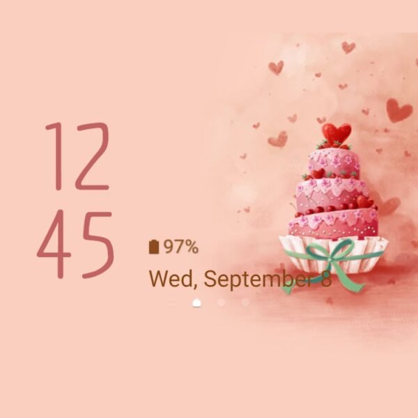 Samsung Themes: ❤️Mun❤️ Sweet Cakes ~❤️ Premium Theme with pink cream cakes - Image 8