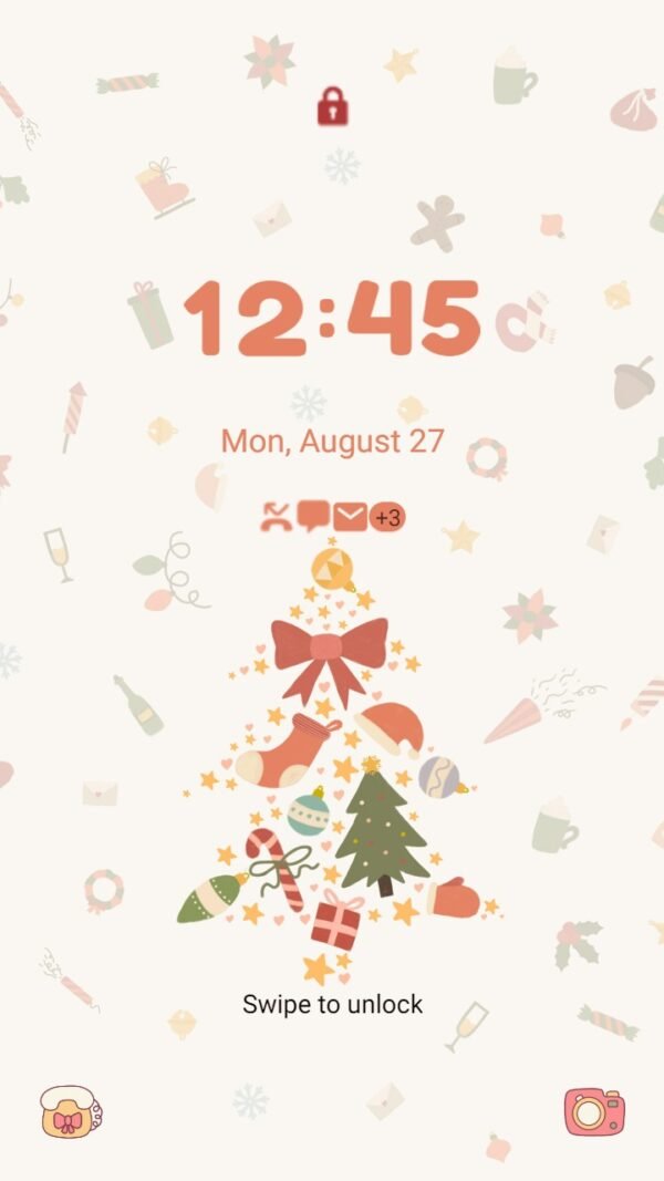 Samsung Themes: ❤️Mun❤️ Noel decorations ~❤️ Premium Theme we wish you a merry Christmas - Image 2