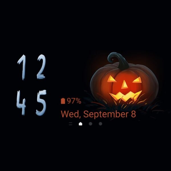 Samsung Themes: ❤️Mun❤️ Scary pumpkin ~❤️ Premium Theme the horror of pumpkins - Image 8