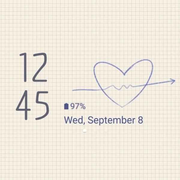 Samsung Themes: ❤️Mun❤️ Simple Notebook ~❤️ Premium Theme simple checkered notebook - Image 8