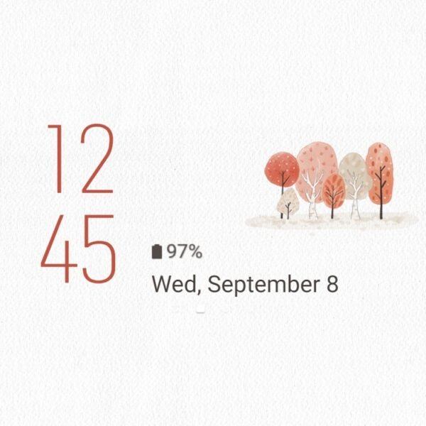 Samsung Themes: ❤️Mun❤️ Autumn Trees ~❤️ Premium Theme rows of colorful autumn trees - Image 8